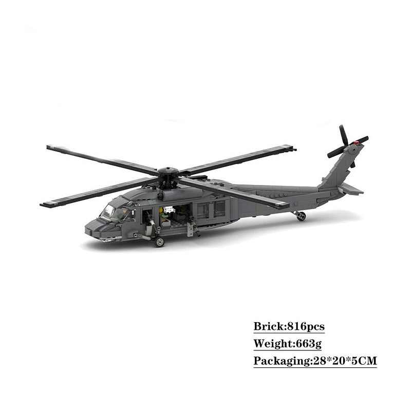 UH-60 Utility Transport Helicopter MOC Building Kit | Aircraft Model - 3