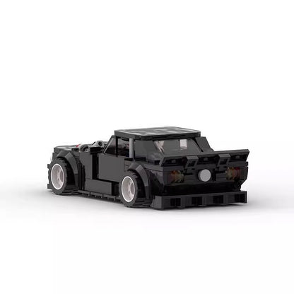 Ultimate V8 Drift Muscle Car MOC Building Kit | 8-Wide Vehicle Model - 2