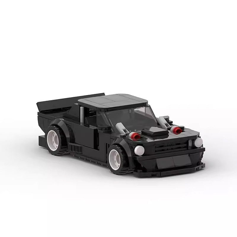 Ultimate V8 Drift Muscle Car MOC Building Kit | 8-Wide Vehicle Model - 3