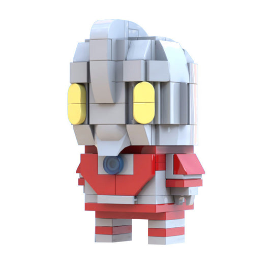 ultraman brickheadz moc building set | lego-compatible toy - 1