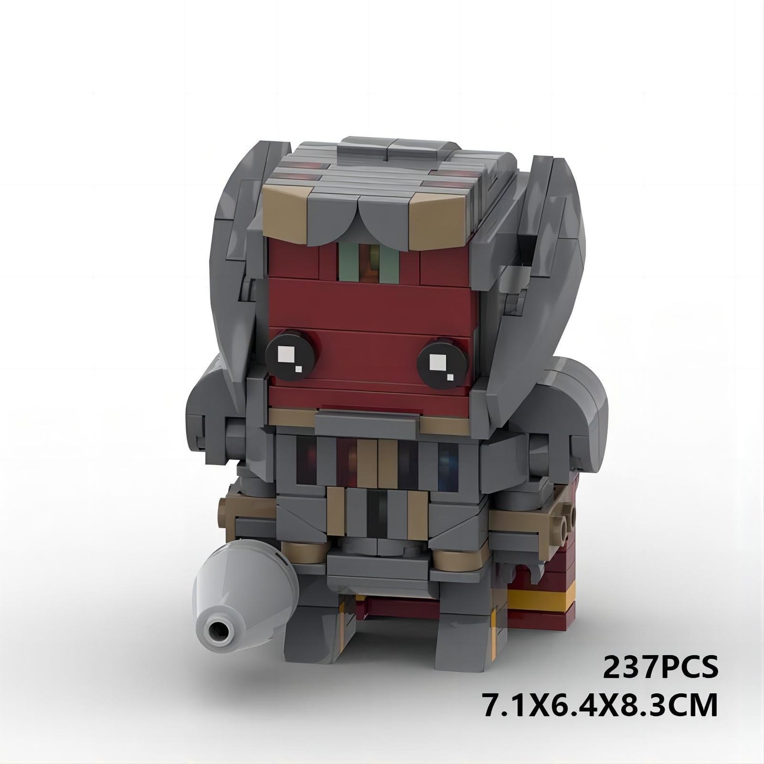 ultron brickheadz building set | lego-compatible moc - 5