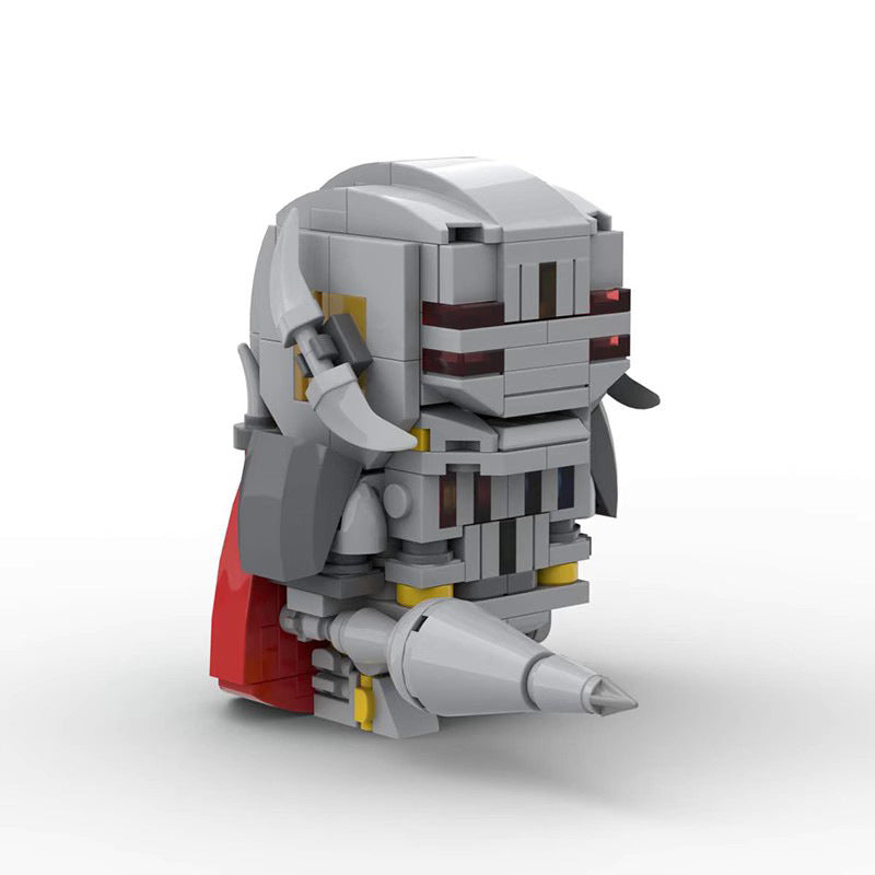 ultron infinity stones brickheadz set | lego-compatible moc - 4