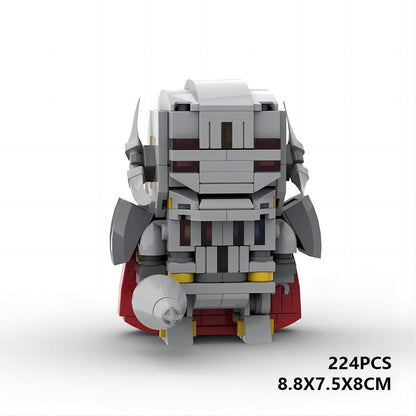 ultron infinity stones brickheadz set | lego-compatible moc - 6