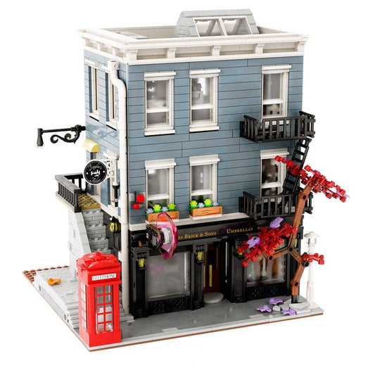 Umbrella Store Building Kit | LEGO-Compatible MOC - 1