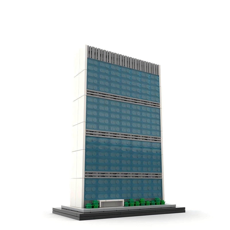 UN Secretariat Building 1:800 Skyscraper Building Kit | LEGO-Compatible MOC - 2