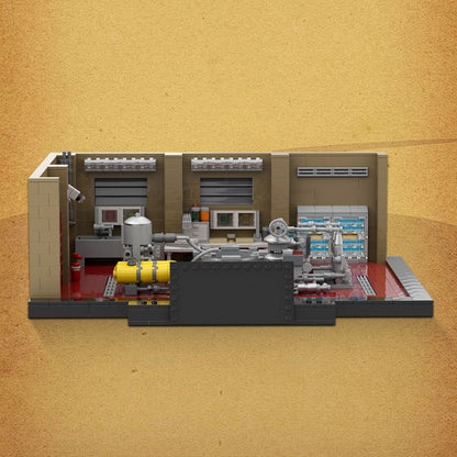 Underground Chemical Laboratory Diorama MOC Building Kit - 2