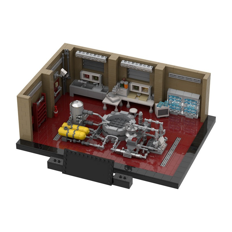 Underground Chemical Laboratory Diorama MOC Building Kit - 3