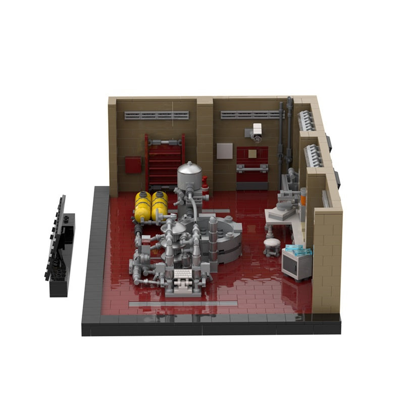Underground Chemical Laboratory Diorama MOC Building Kit - 5