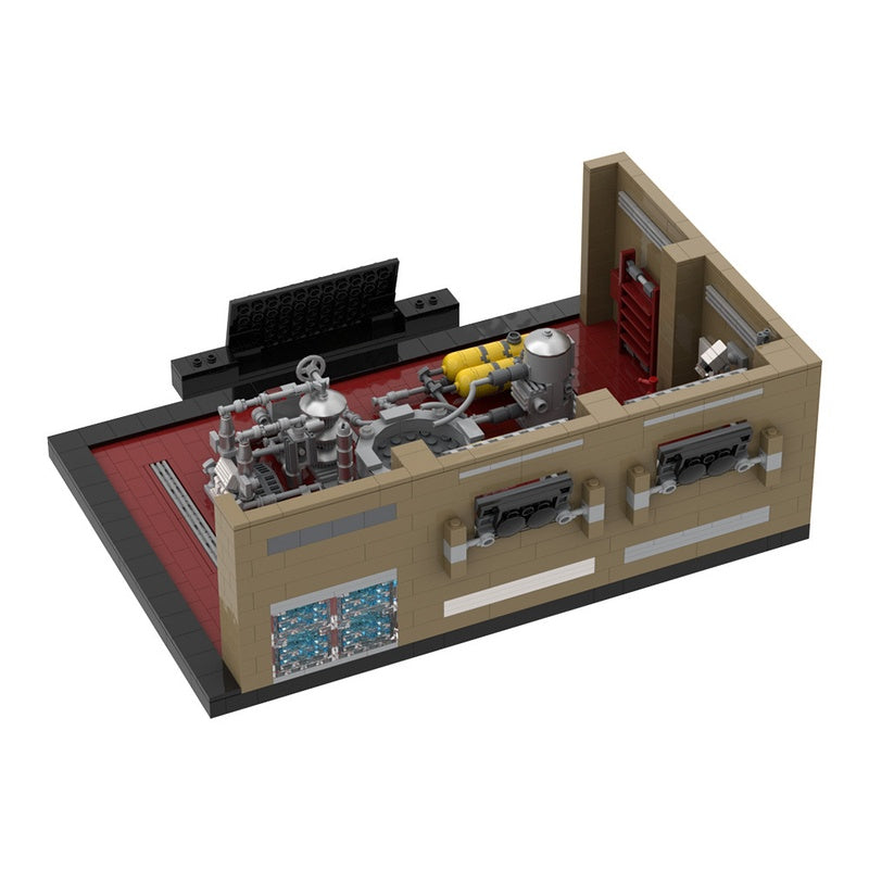 Underground Chemical Laboratory Diorama MOC Building Kit - 6