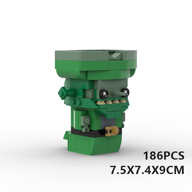 Undersea Cartoon BrickHeadz Character  Building Kit | LEGO-Compatible MOC - 12