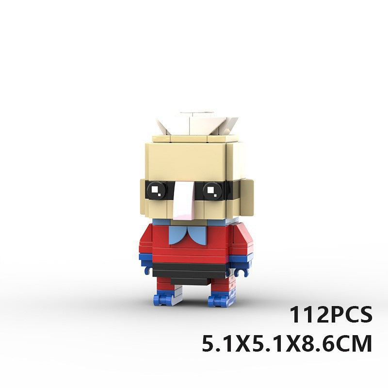 Undersea Cartoon BrickHeadz Character  Building Kit | LEGO-Compatible MOC - 29