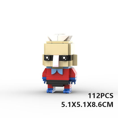 Undersea Cartoon BrickHeadz Character  Building Kit | LEGO-Compatible MOC - 29