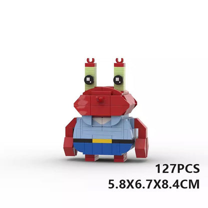 Undersea Cartoon BrickHeadz Character  Building Kit | LEGO-Compatible MOC - 4