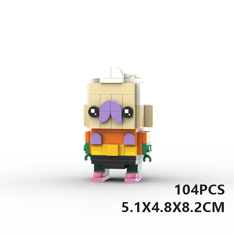 Undersea Cartoon BrickHeadz Character  Building Kit | LEGO-Compatible MOC - 41