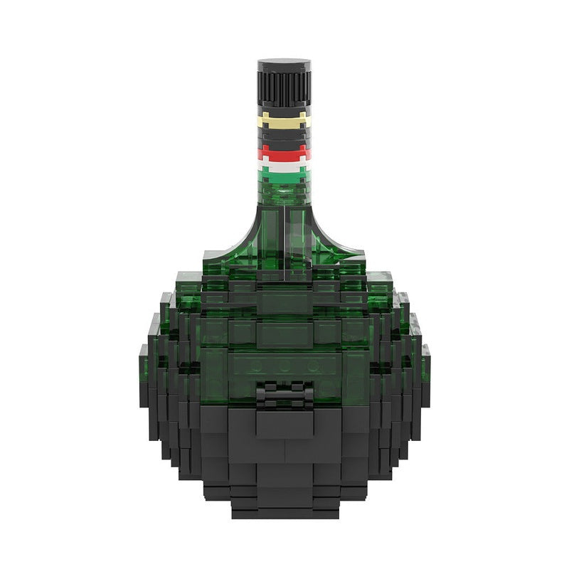 Unicum Bottle MOC Building Kit | Vintage Beverage Display Art Model - 6