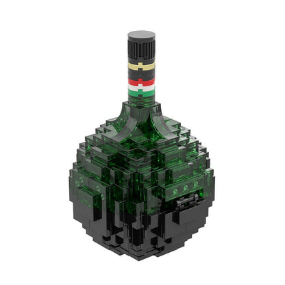 Unicum Bottle MOC Building Kit | Vintage Beverage Display Art Model - 7
