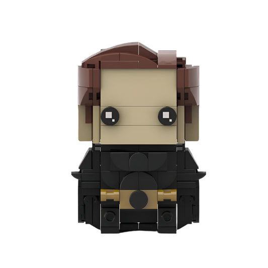 unmasked batman brickheadz building set | lego-compatible moc - 1