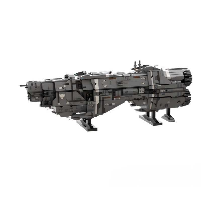 unsc leviathan: marathon-class heavy cruiser building kit | halo | moc-231999 - 3