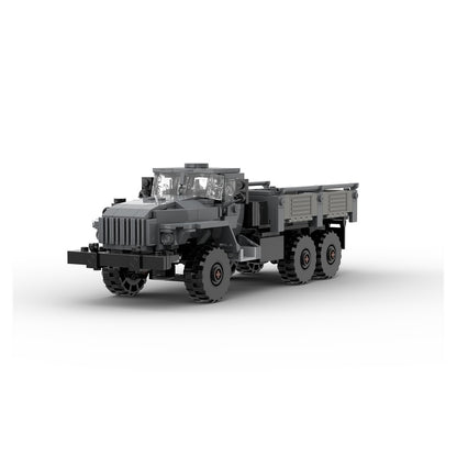 Ural 4320 1:35 Military Cargo Truck MOC Building Kit - 3