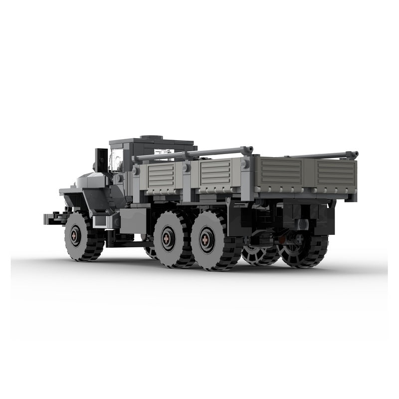 Ural 4320 1:35 Military Cargo Truck MOC Building Kit - 4