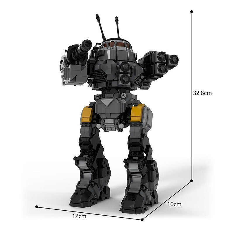 Urban Assault Mecha K9 Walking Robot Building Kit | LEGO-Compatible MOC - 4