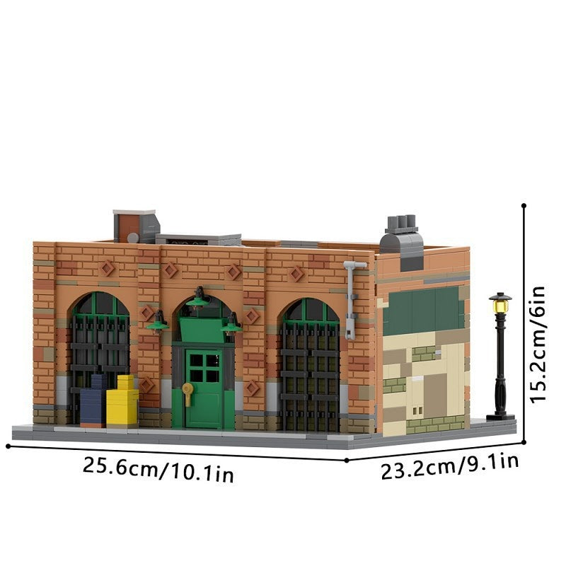 Urban Neighborhood Pub MOC Building Kit | Street View Architecture Model - 3