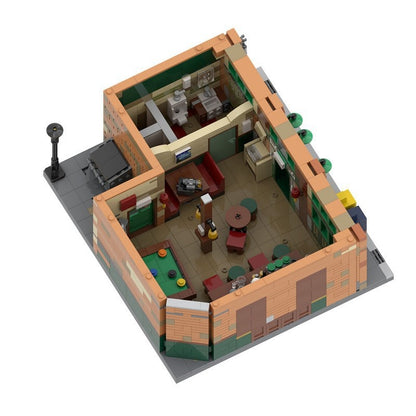 Urban Neighborhood Pub MOC Building Kit | Street View Architecture Model - 4
