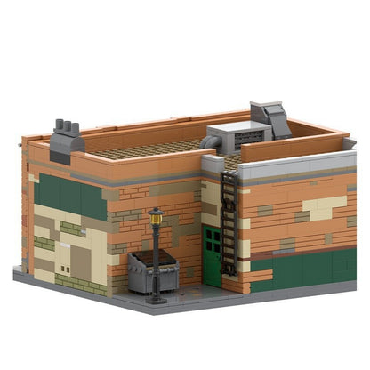 Urban Neighborhood Pub MOC Building Kit | Street View Architecture Model - 7