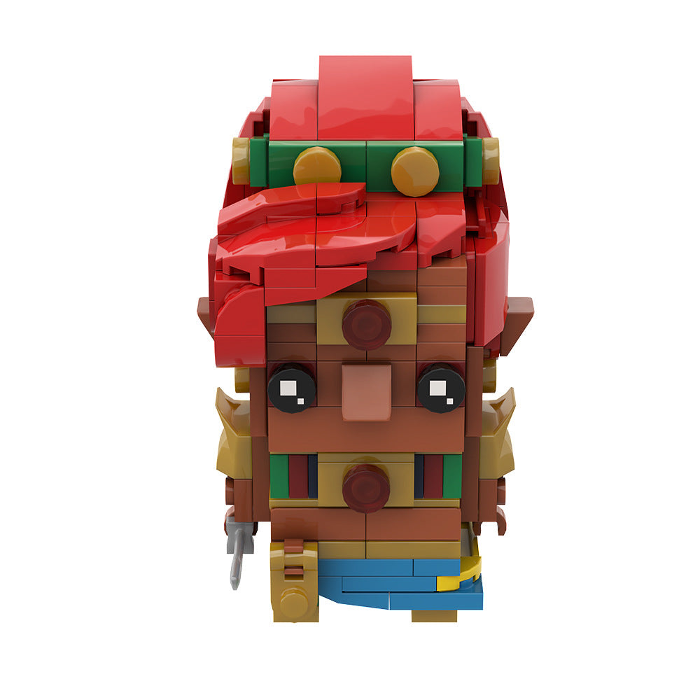 urbosa brickheadz building set | zelda | lego compatible - 2