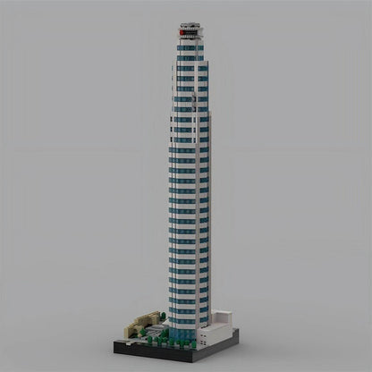US Bank Tower LA Skyscraper MOC Building Kit | Modern City Landmark Model - 1