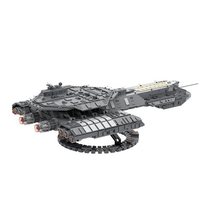 USS Daedalus Sci-Fi Battleship MOC Building Kit | Space Capital Ship - 1