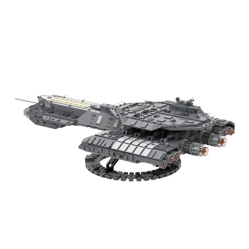 USS Daedalus Sci-Fi Battleship MOC Building Kit | Space Capital Ship - 2