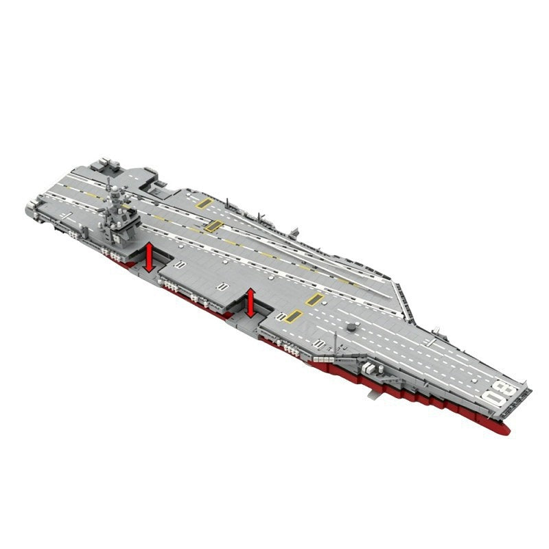 USS Enterprise Aircraft Carrier MOC Building Kit | Historical Warship - 1