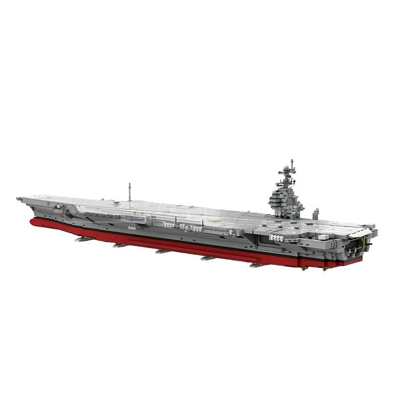 USS Enterprise Aircraft Carrier MOC Building Kit | Historical Warship - 2