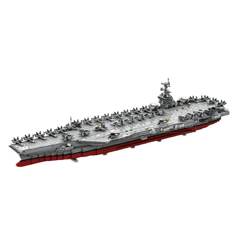 USS Enterprise Aircraft Carrier MOC Building Kit | Historical Warship - 3