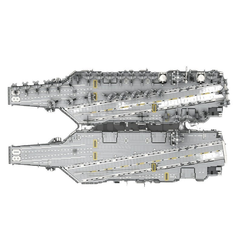 USS Enterprise Aircraft Carrier MOC Building Kit | Historical Warship - 4