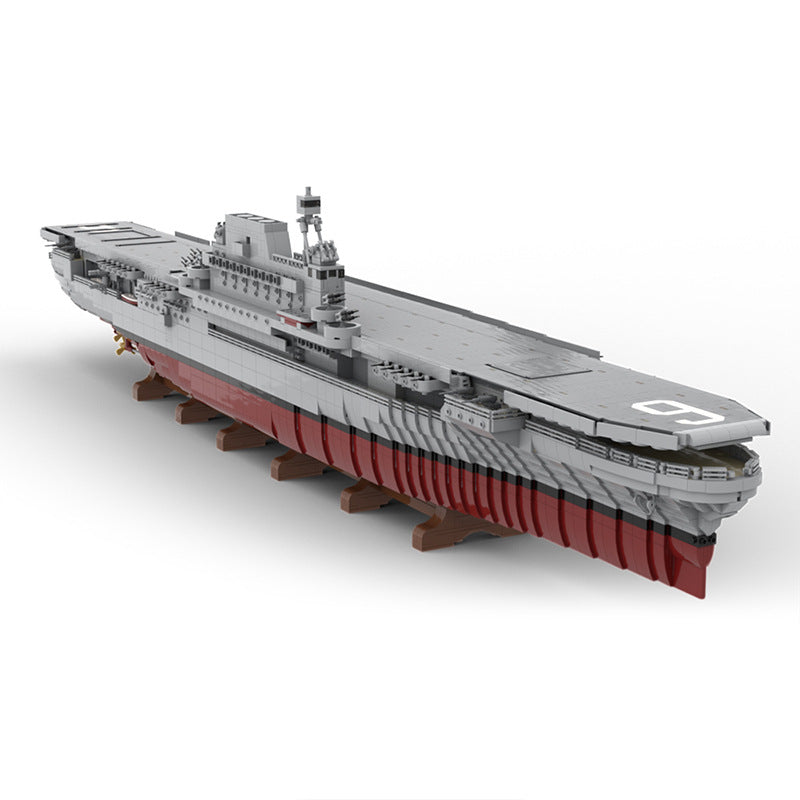 USS Enterprise CV-6 Aircraft Carrier Building Kit | LEGO-Compatible MOC - 2