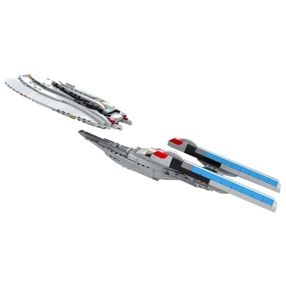 uss enterprise ncc-1701-e building set | star trek | moc-203712 - 5