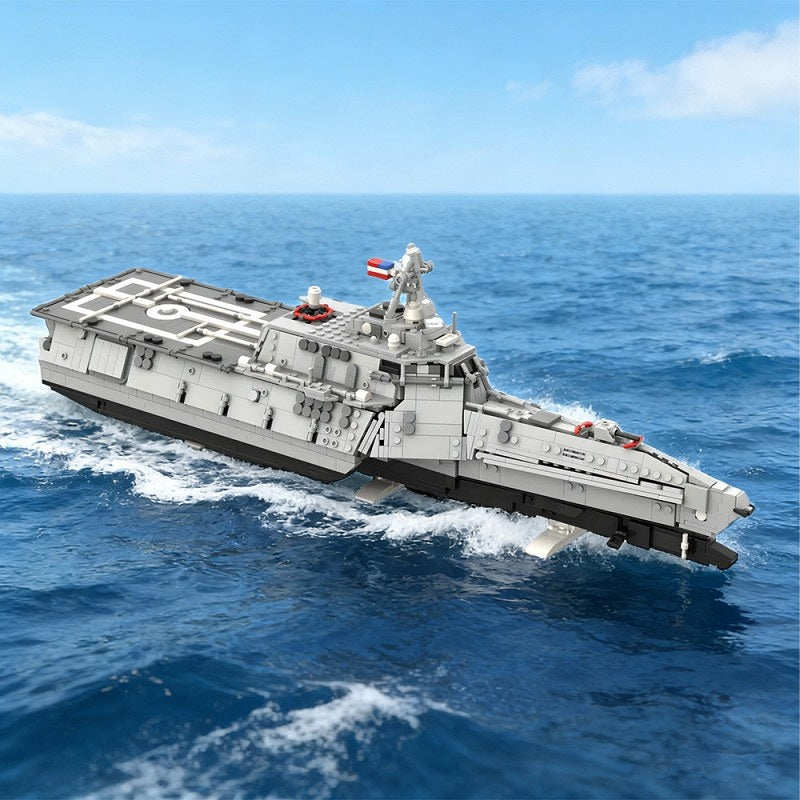 USS Independence LCS Warship Building Kit | LEGO-Compatible MOC - 5