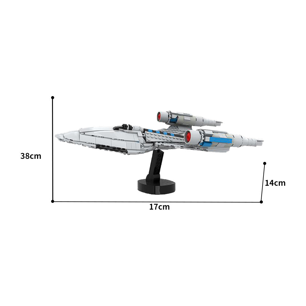 uss protostar building set | star trek | moc-179708 - 4