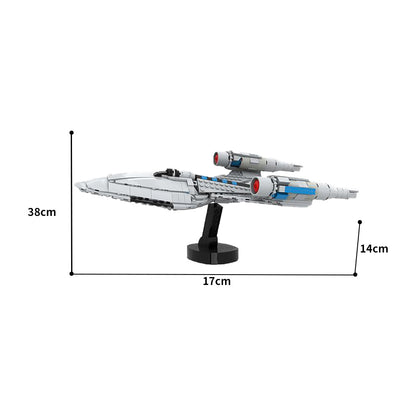 uss protostar building set | star trek | moc-179708 - 4