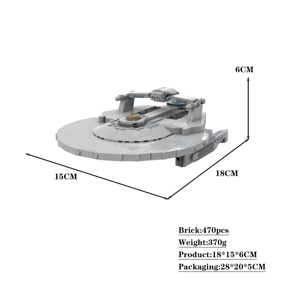 uss reliant building set | star trek | moc-67820 - 4