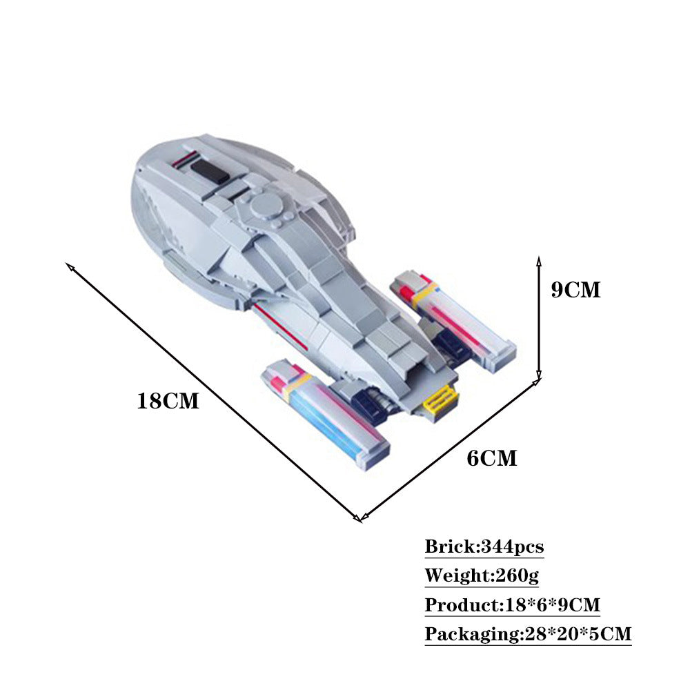 uss voyager building set | star trek | moc-16925 - 3