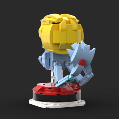 uxie brickheadz building set | pokèmon | moc-112689 - 3