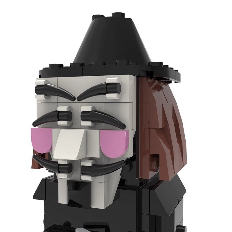 v for vendetta brickheadz moc set | lego-compatible | 145 pcs - 3
