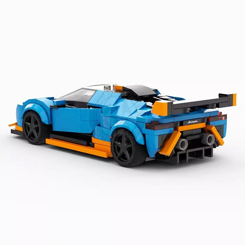 V10 Track Supercar MOC Building Kit | Aerodynamic Hypercar Vehicle Model - 2