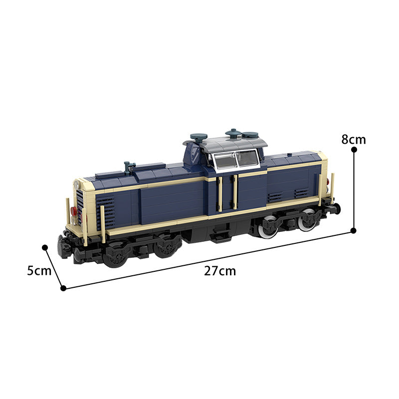 V100 German Cargo Locomotive Building Kit | LEGO-Compatible MOC - 2