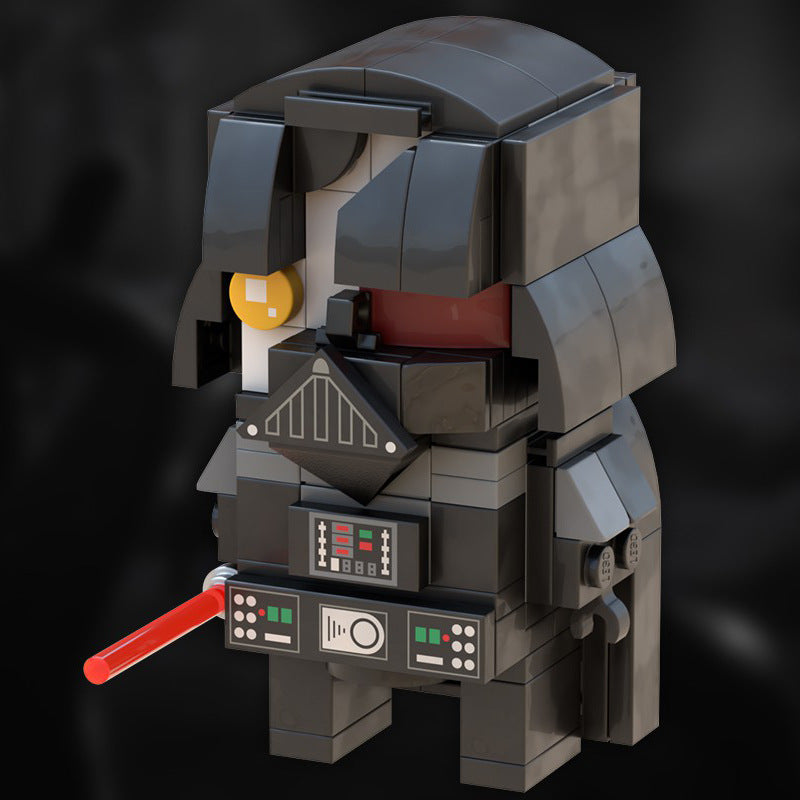 vader malachor brickheadz building set | star wars | moc-162939 - 3