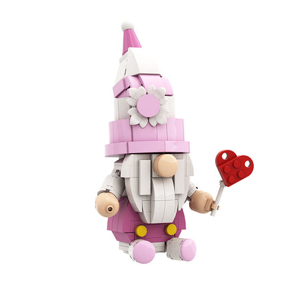 valentine's day faceless doll building set | lego compatible - 3