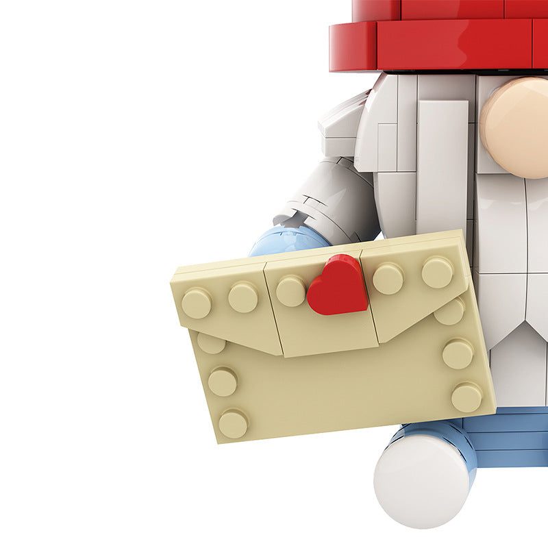 valentine's day faceless doll building set | lego compatible - 6